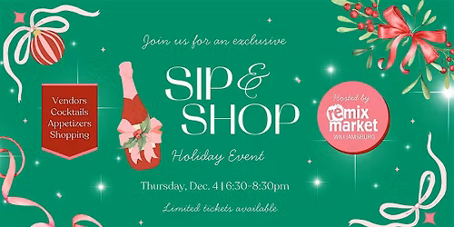 Holiday Sip & Shop at Remix Market Williamsburg