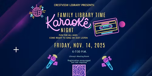 Family Library Time: Karaoke Night