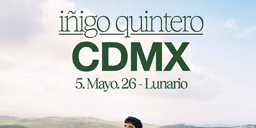 I\u00f1igo Quintero en Ciudad de M\u00e9xico.