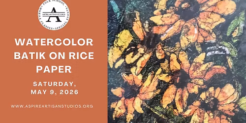 Watercolor Batik on Rice Paper