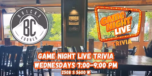Game Night Live Trivia at Brick\u2019s Corner - West Valley