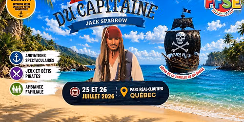 Spectacle du Capitaine Jack Sparrow