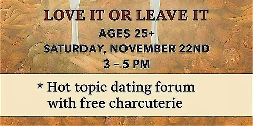 Charcuterie & Conversations: A Singles Thanksgiving Fellowship