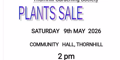 Thornhill Plant Sale