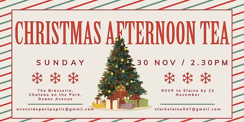 Christmas afternoon tea