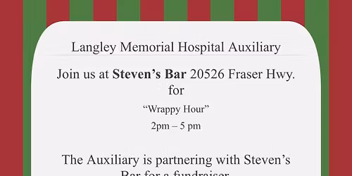 Wrappy Hour at Steven\u2019s Bar