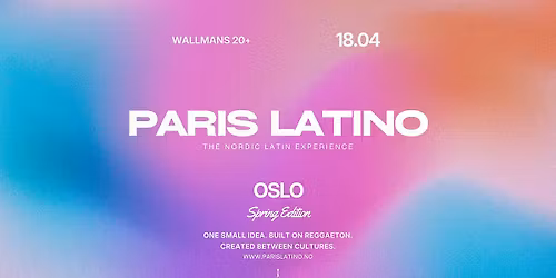 PARIS LATINO \u2014 Oslo \u00b7 Spring Edition