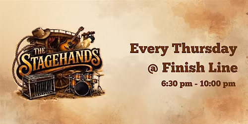 The Stagehands \u2013 Every Thursday at Finish Line | FREE FOR LADIES