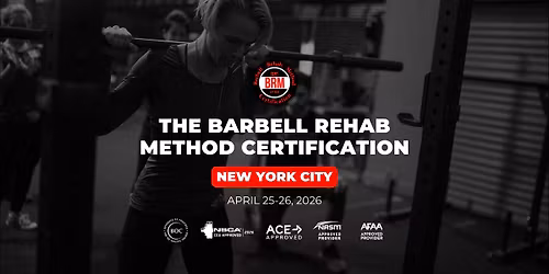 New York, NY | Barbell Rehab Method Certification