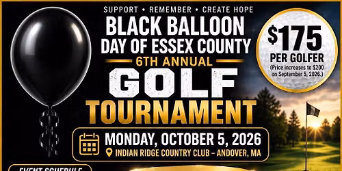 Black Balloon 6th Annual Golf Tournament \u26f3\ufe0f