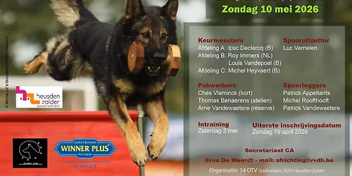 VVDH IGP3 Kampioenschap & Universal Sieger selectie