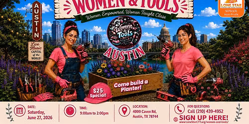 Women & Tools - Austin - Planter DIY!
