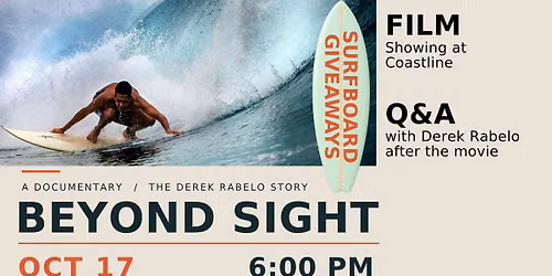 Beyond Sight Surf Film - OCT 17 @ 6PM