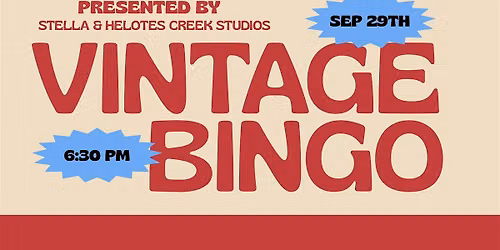 Vintage Bingo Stella Public House x Helotes Creek Studio