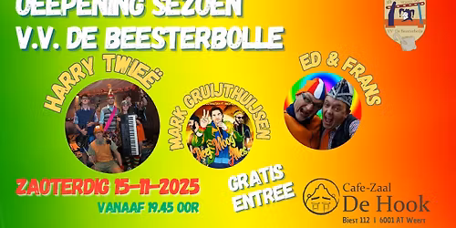 Opening seizoen V.V. de Beesterbolle