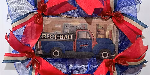 Buffalo Bills Wreath Making Class!