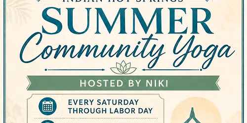 Summer Community Yoga | Every Saturday at IHS | Free To All