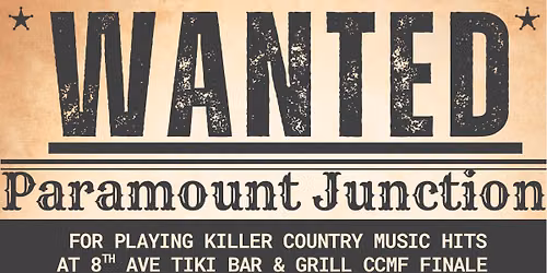 Paramount Junction CCMF Residency at 8th Ave Tiki Bar & Grill