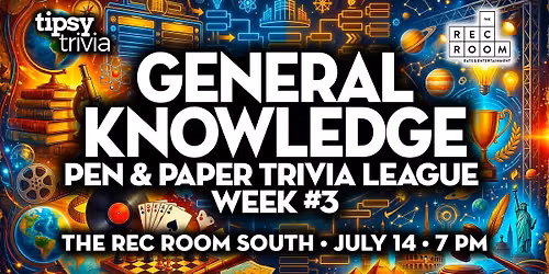 Edmonton: Rec Room South - Pen & Paper GK League Week 3 - Jul 14, 7pm