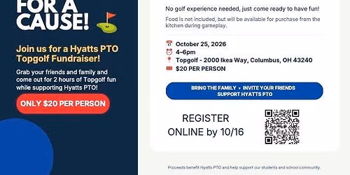 Hyatts PTO Topgolf Night!