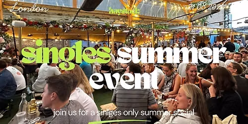 LONDON | SINGLES SOCIAL WITH LIVE MUSIC | FRIDAY 21ST AUGUST