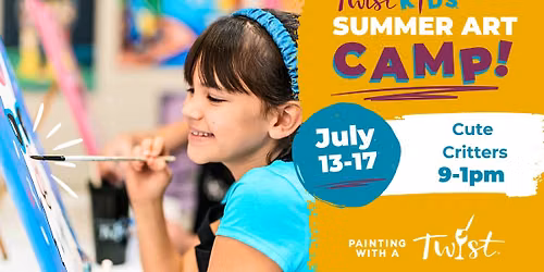 Kid's Summer Art Camp-Cute Critters!