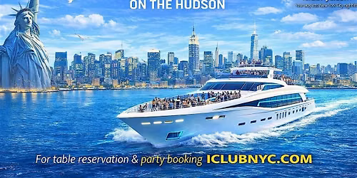 09\/13 NYC SUNSET BOAT PARTY ON THE HUDSON | STATUE OF LIBERTY Cruise