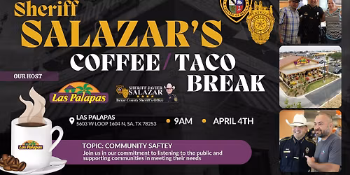 Sheriff\u2019s Coffee\/Taco Break 