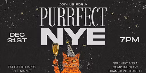 Purrfect NYE Party at Fat Cats