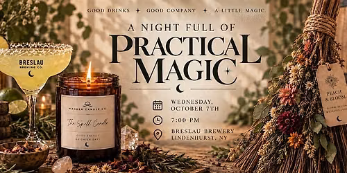 Practical Magic Craft Night - Candlemaking, Margaritas & Broom Decorating!