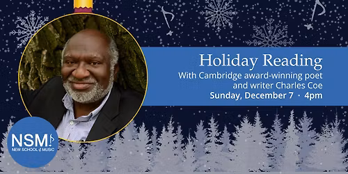 Free Holiday Reading with Charles Coe