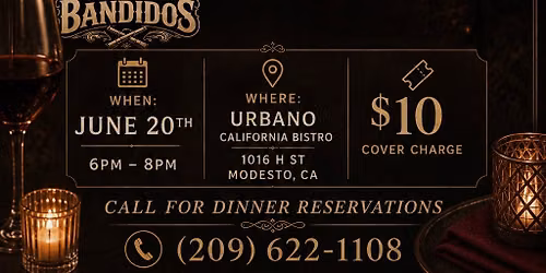 DINNER LIVE SHOW WITH THE WET BANDIDOS