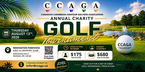 CCAGA Annual Charity Golf Tournament