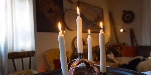 Lucia - Ljus i mörker: Vegansk soppa - Stilla andakt - Samkväm med Dikter, Sånger och Sagor. 13 dec.