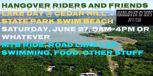 Hangover Riders and Friends Lake Day