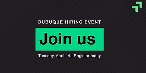 Dubuque hiring event