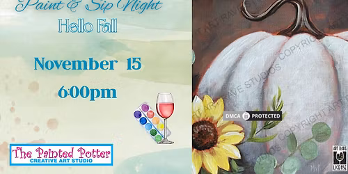Paint & Sip Night - Hello Fall