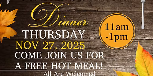 2025 Thanksgiving Dinner