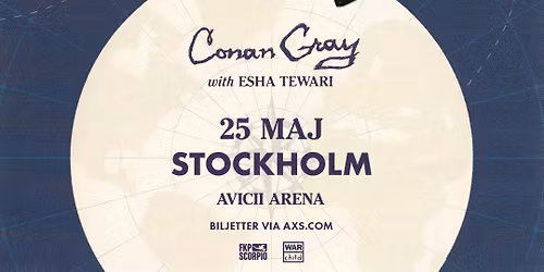 Conan Gray Stockholm Tickets