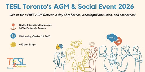 TESL Toronto's AGM & Social Event 2026
