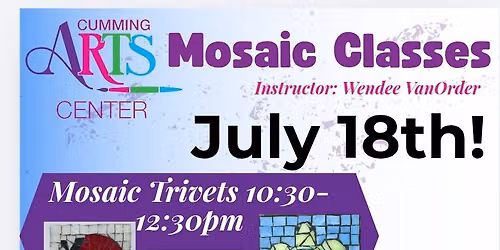 Mosaic Trivets & Shards to Shazam 