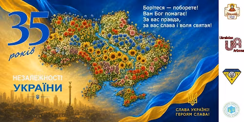 Marking 35 years of Ukraine's independence!