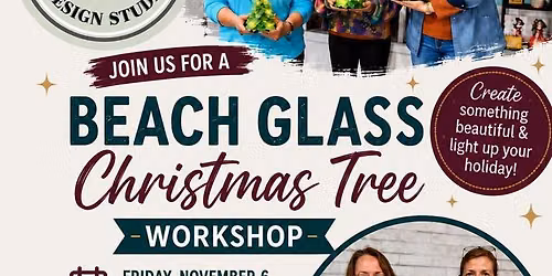 Beach Glass Christmas Tree Workshop