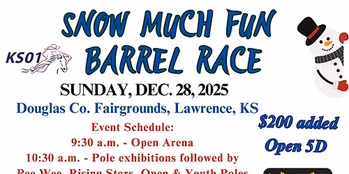 Snow Much Fun Barrel Race