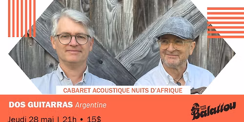 DOS GUITARRAS | Cabaret Acoustique Nuits d'Afrique