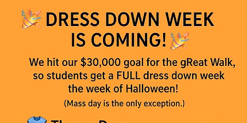 Dress Down Week!