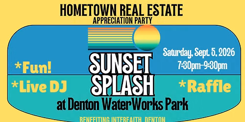 Sunset Splash - A Hometown Appreciation Event