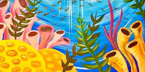 Estero Paint and Sip \u2013 Swimming with Turtles