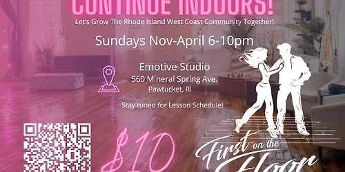 Winter West Coast Swing Sundays Indoors in Pawtucket, RI