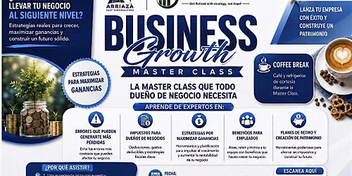 BUSINESS GROWTH MASTER CLASS